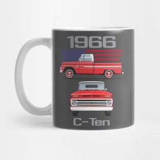 1966 Red and White Truck Mug